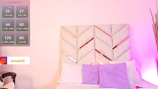 AlanaDoll online show from February 17, 2026, 4:35 pm