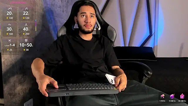 Stiven 01 online show from September 15, 2025, 12:38 pm