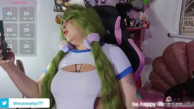 Snapshot of Lucycosplay777 chatting on March 13, 2026, 5:36 am Lucycosplay777 online show from March 13, 2026, 5:36 am