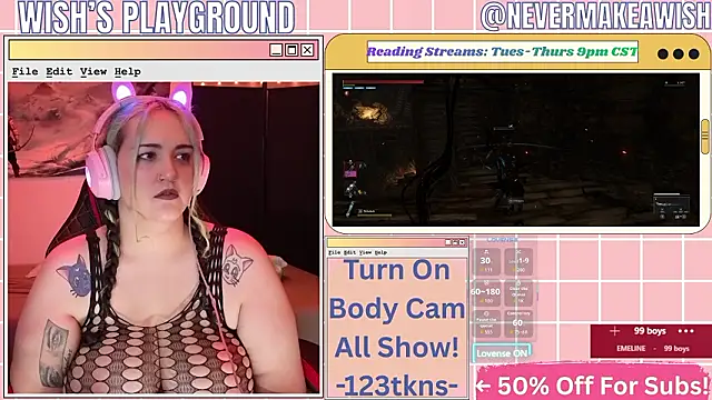 nevermakeawish online show from March 7, 2026, 5:37 am