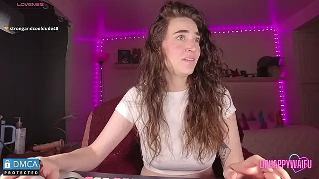 Snapshot of urhappywaifu chatting on October 22, 2025, 12:22 am urhappywaifu online show from October 22, 2025, 12:22 am