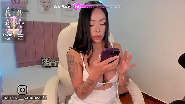 MarianaSandoval27 online show from October 1, 2025, 4:57 pm