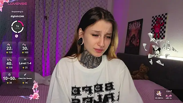 LilithPoison online show from October 11, 2025, 6:06 pm