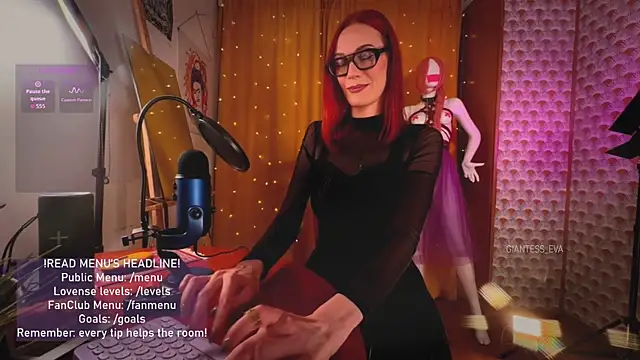 Giantess Eva online show from May 29, 2026, 8:51 pm