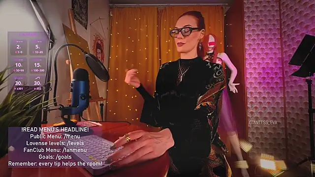 Giantess Eva online show from May 30, 2026, 9:23 pm