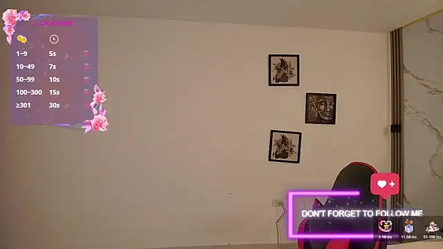 Nina Rouge7 online show from November 8, 2025, 1:22 pm