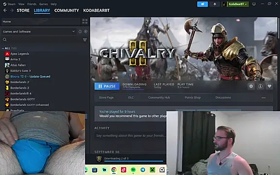 Snapshot of bear8t chatting on October 9, 2025, 6:44 am bear8t online show from October 9, 2025, 6:44 am