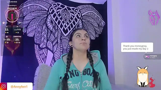 Snapshot of Anny_ferrer1 chatting on October 11, 2025, 11:36 pm Anny ferrer1 online show from October 11, 2025, 11:36 pm