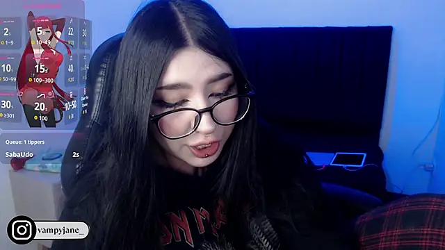 VamppyJane online show from October 21, 2025, 2:12 am