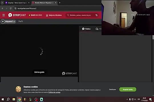 Snapshot of Miqueas2 chatting on October 17, 2025, 11:29 pm Miqueas2 online show from October 17, 2025, 11:29 pm