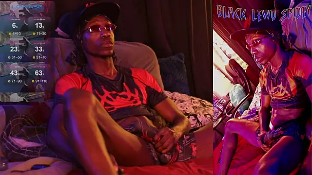 BlackLewdSpidey online show from January 17, 2025, 6:15 am