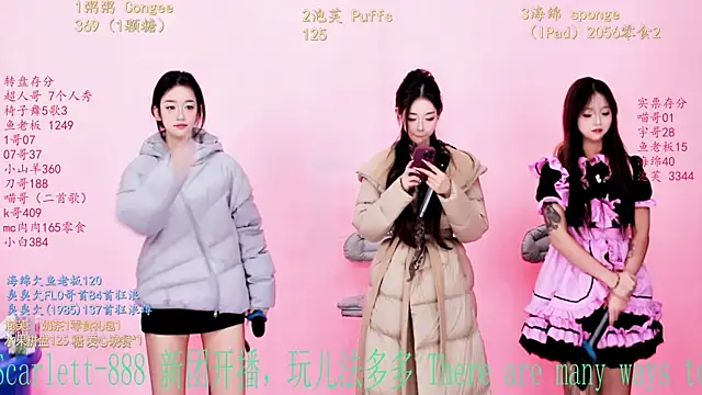 Scarlett-888 online show from December 22, 2025, 6:54 am