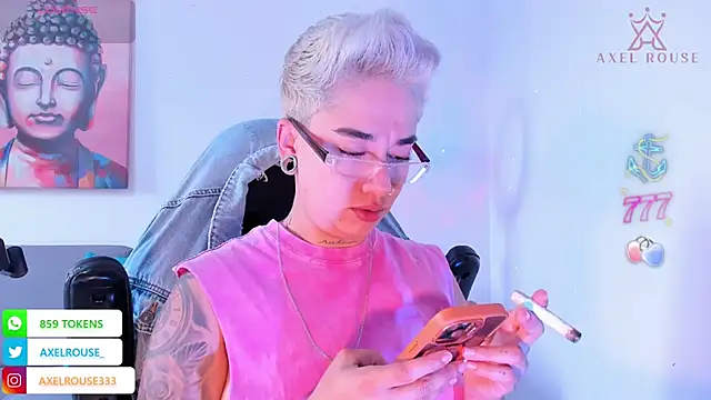 AxelRouse3 online show from March 26, 2026, 3:06 pm