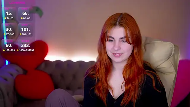 Snapshot of GingerPinky chatting on February 15, 2026, 8:05 pm GingerPinky online show from February 15, 2026, 8:05 pm