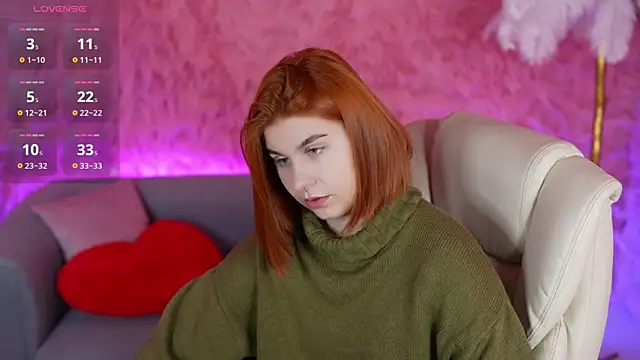 Snapshot of GingerPinky chatting on March 12, 2026, 7:25 am GingerPinky online show from March 12, 2026, 7:25 am