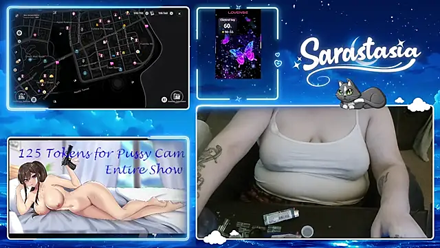 Snapshot of Sarastasia417 chatting on July 2, 2026, 12:43 am Sarastasia417 online show from July 2, 2026, 12:43 am