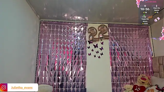 Julietha-evans online show from March 20, 2026, 10:58 pm