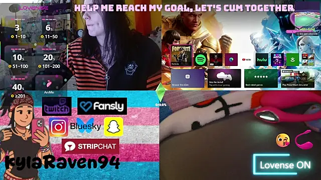 KylaRaven online show from May 11, 2026, 1:55 am