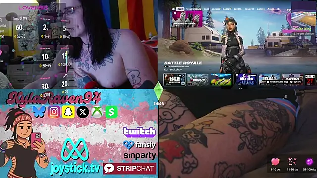 KylaRaven online show from May 12, 2026, 2:08 am