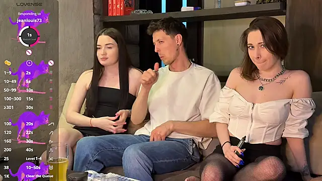 Snapshot of Three_Some_Dream chatting on April 7, 2026, 5:35 pm Three Some Dream online show from April 7, 2026, 5:35 pm