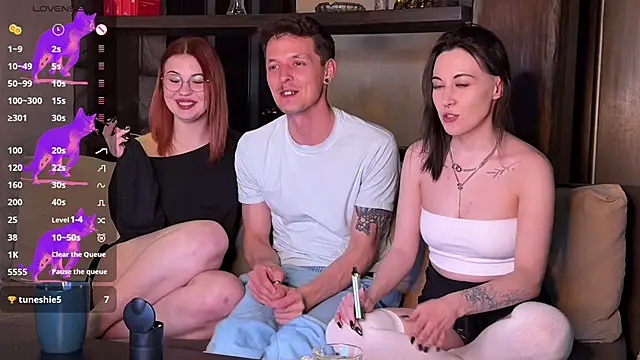Snapshot of Three_Some_Dream chatting on May 2, 2026, 6:57 pm Three Some Dream online show from May 2, 2026, 6:57 pm