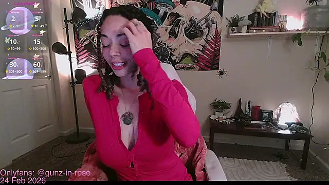 gunzinrose online show from February 25, 2026, 1:48 am