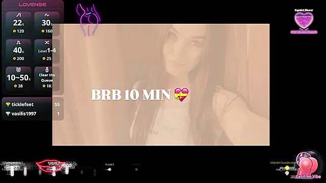 CutiesKittys online show from February 13, 2026, 6:31 am