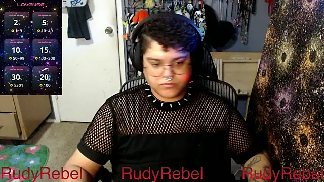 Snapshot of RudyRebel chatting on February 26, 2026, 8:08 pm RudyRebel online show from February 26, 2026, 8:08 pm