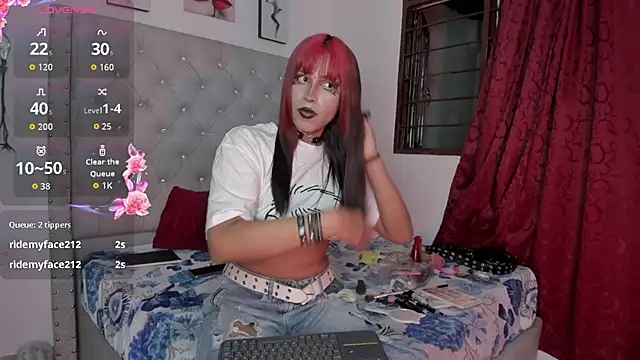 Shadow Queen666 online show from April 21, 2026, 4:08 am