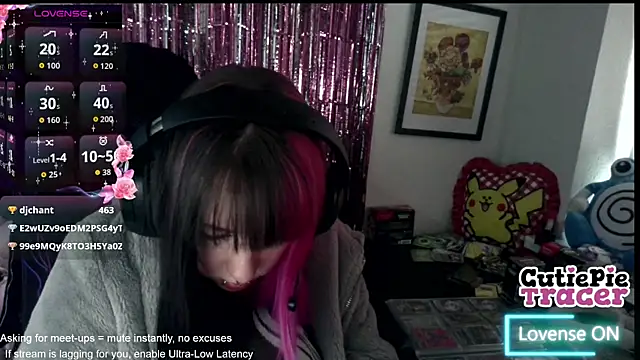 CutieTracer online show from May 11, 2026, 2:56 pm