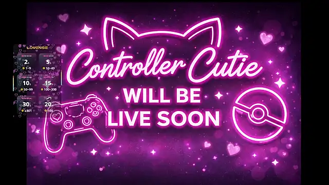 Snapshot of Controllercutie chatting on June 26, 2026, 4:00 pm Controllercutie online show from June 26, 2026, 4:00 pm