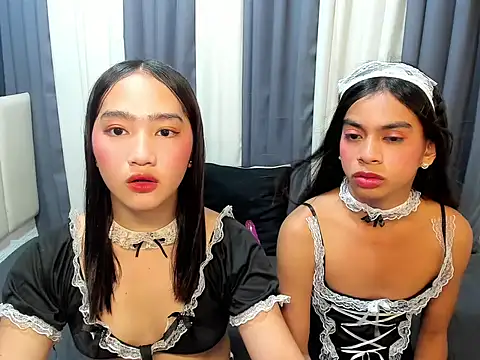 TwoHornyTs69 online show from April 22, 2026, 5:03 pm