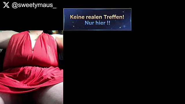 Sweety Maus online show from July 10, 2026, 3:36 pm