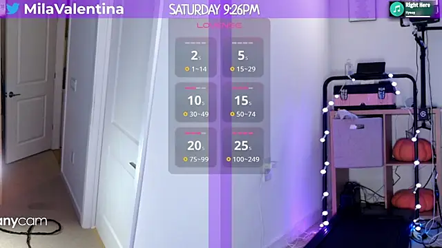 MilaValentina online show from February 9, 2025, 2:28 am