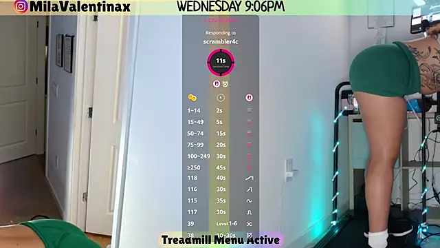 MilaValentina online show from September 11, 2025, 1:06 am