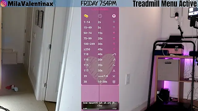 Snapshot of MilaValentina chatting on February 28, 2026, 12:55 am MilaValentina online show from February 28, 2026, 12:55 am