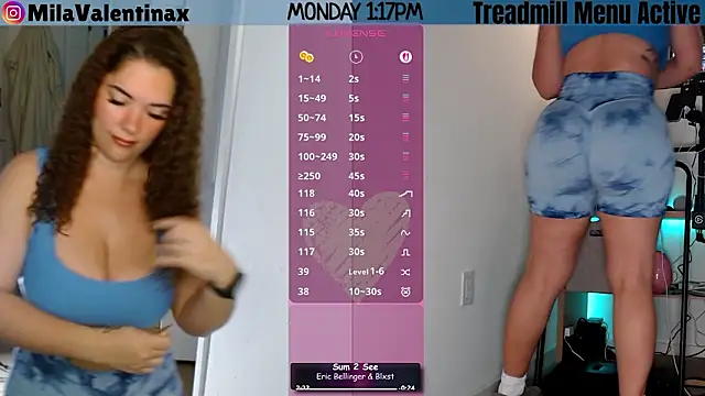 Snapshot of MilaValentina chatting on March 23, 2026, 5:17 pm MilaValentina online show from March 23, 2026, 5:17 pm