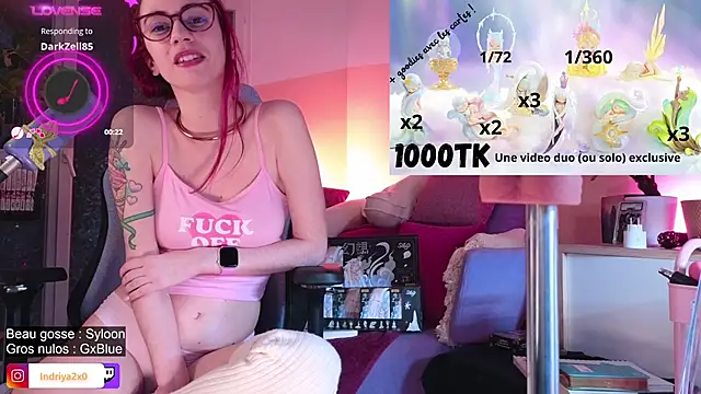 Snapshot of Indriya2x0 chatting on September 30, 2025, 8:14 pm Indriya2x0 online show from September 30, 2025, 8:14 pm