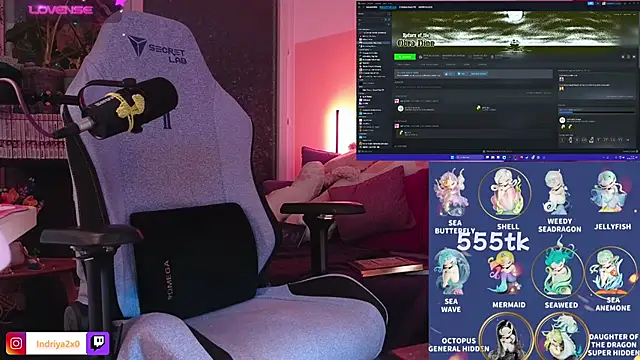 Snapshot of Indriya2x0 chatting on October 28, 2025, 8:22 pm Indriya2x0 online show from October 28, 2025, 8:22 pm