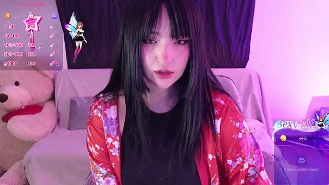 KuroChan420 online show from February 26, 2025, 10:09 pm