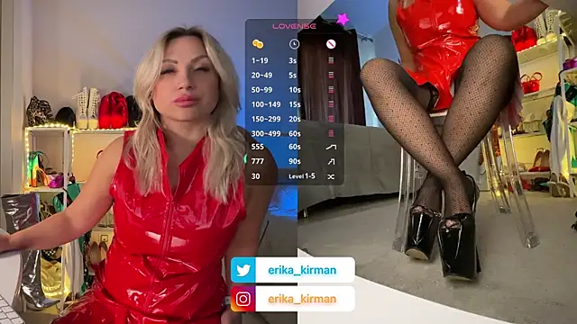 Snapshot of Erika_Kirman chatting on January 3, 2025, 11:25 am Erika Kirman online show from January 3, 2025, 11:25 am