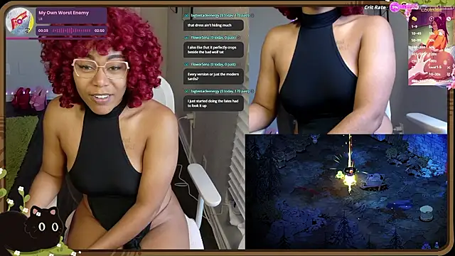 Snapshot of Cheybaaee chatting on March 12, 2026, 5:52 pm Cheybaaee online show from March 12, 2026, 5:52 pm