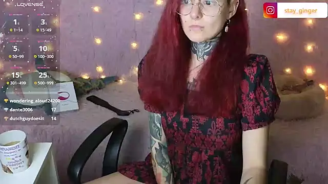 Ginger Stay online show from January 9, 2025, 11:13 pm