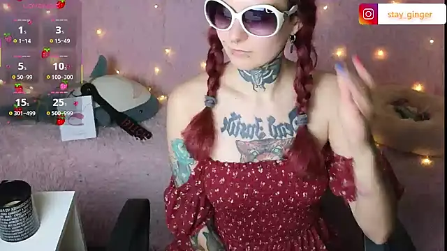 Ginger Stay online show from February 13, 2025, 8:34 pm