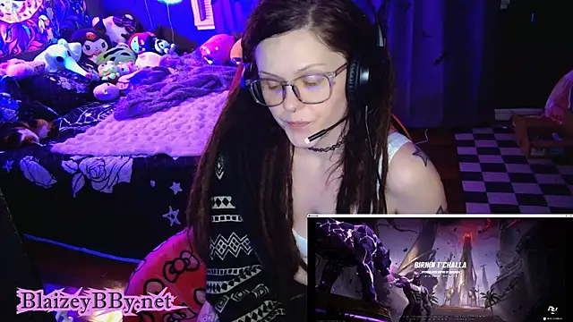 Snapshot of BlaizeyBBy chatting on March 7, 2025, 10:02 am BlaizeyBBy online show from March 7, 2025, 10:02 am