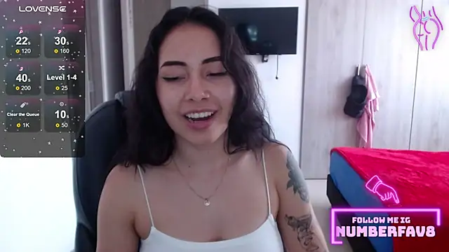 numberfav8 online show from December 18, 2024, 8:25 pm