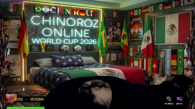 Snapshot of chino_roz chatting on June 29, 2026, 7:25 am chino roz online show from June 29, 2026, 7:25 am