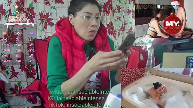 LaInsaciableIntensa online show from December 22, 2024, 8:03 pm