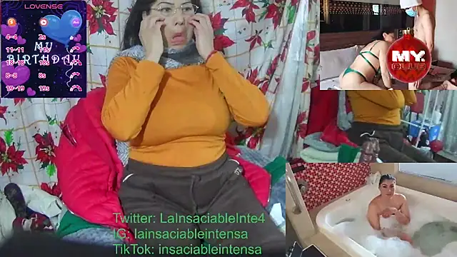 LaInsaciableIntensa online show from December 24, 2024, 11:11 pm