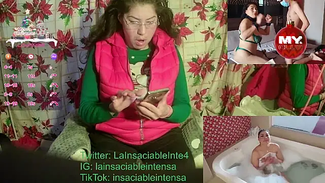 LaInsaciableIntensa online show from December 27, 2024, 1:43 am